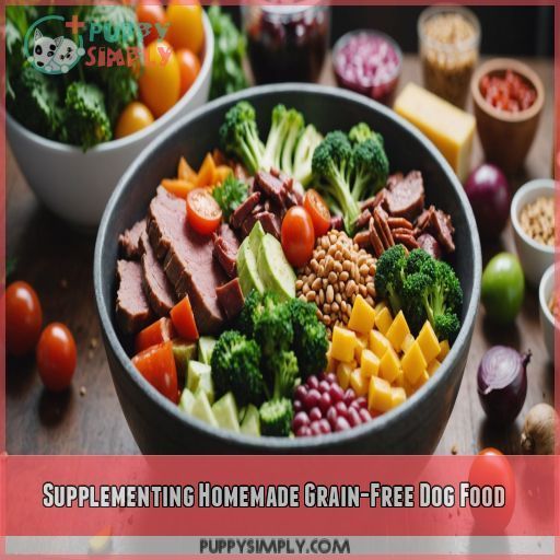 Supplementing Homemade Grain-Free Dog Food