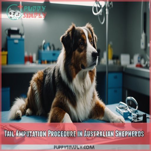 Tail Amputation Procedure in Australian Shepherds