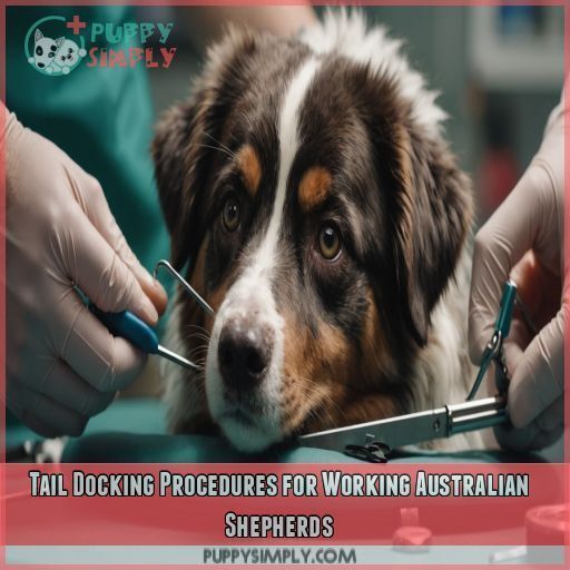 Tail Docking Procedures for Working Australian Shepherds Tail Docking Procedures for Working Australian Shepherds