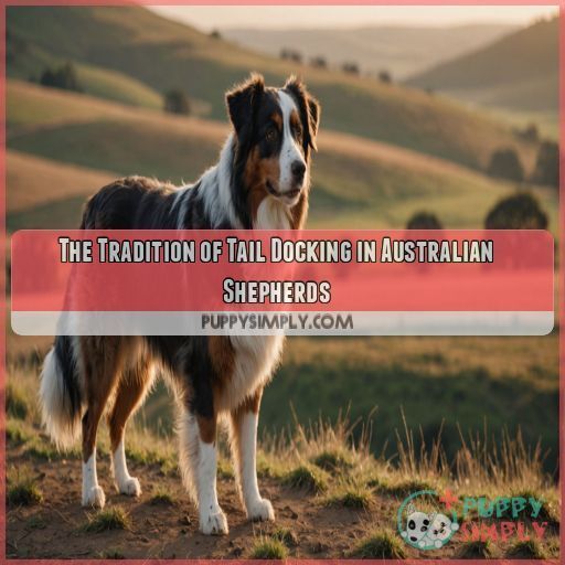The Tradition of Tail Docking in Australian Shepherds The Tradition of Tail Docking in Australian Shepherds