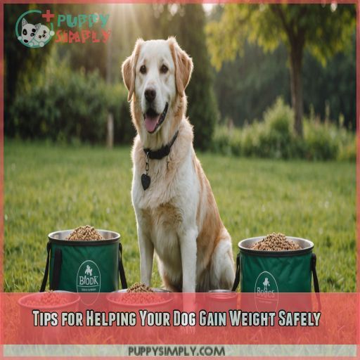 Tips for Helping Your Dog Gain Weight Safely