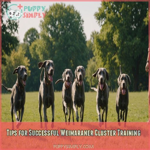 Tips for Successful Weimaraner Cluster Training