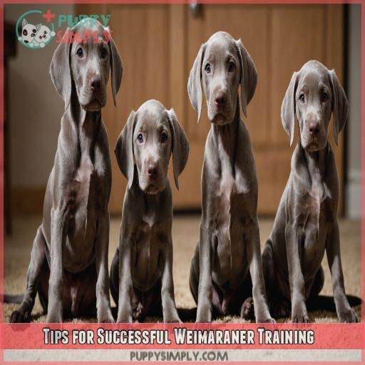 Tips for Successful Weimaraner Training