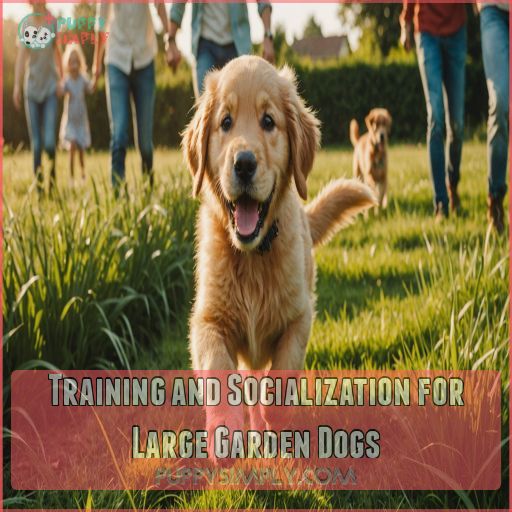 Training and Socialization for Large Garden Dogs