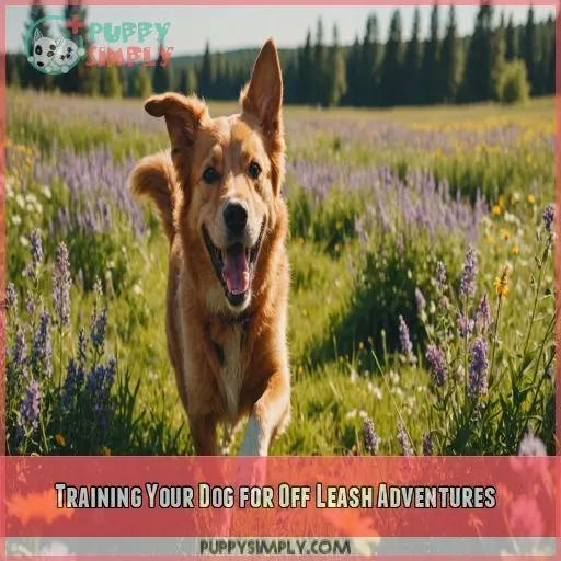 Training Your Dog for Off Leash Adventures