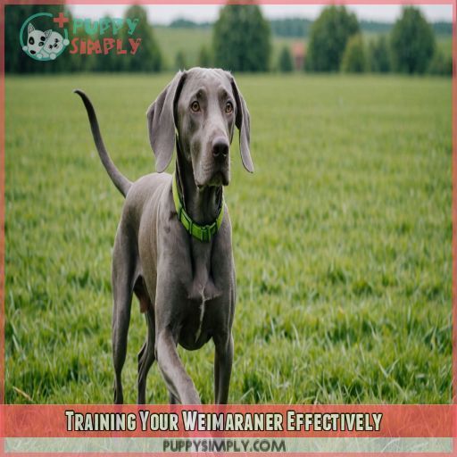 Training Your Weimaraner Effectively