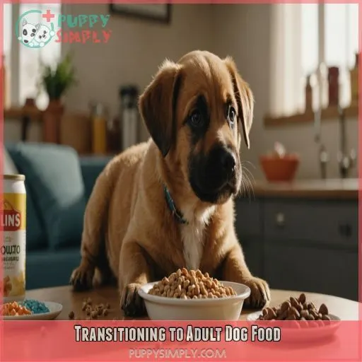 Transitioning to Adult Dog Food