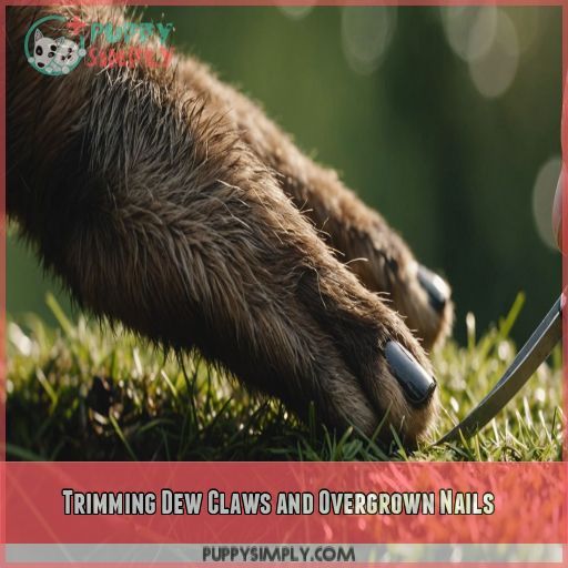 Trimming Dew Claws and Overgrown Nails