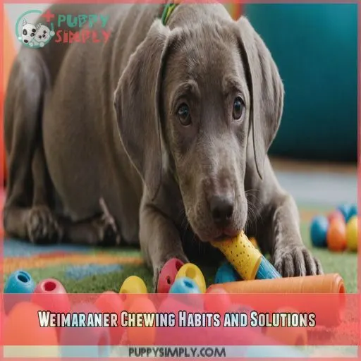 Weimaraner Chewing Habits and Solutions