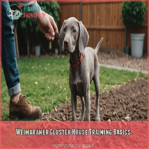 Weimaraner Cluster House Training Basics