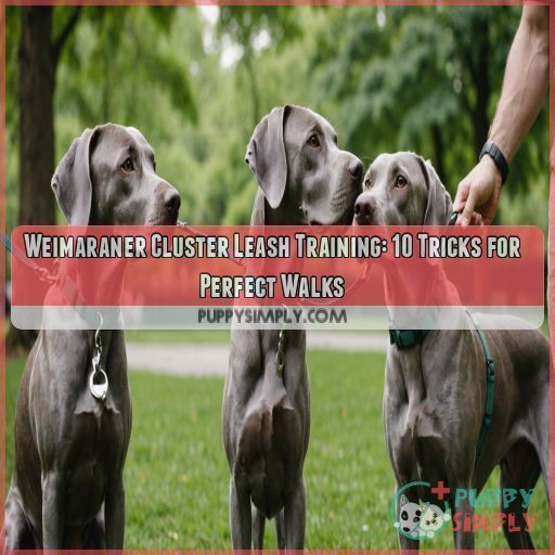 Weimaraner cluster leash training Weimaraner cluster leash training