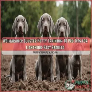 Weimaraner cluster potty training