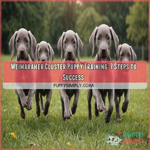 Weimaraner cluster puppy training Weimaraner cluster puppy training