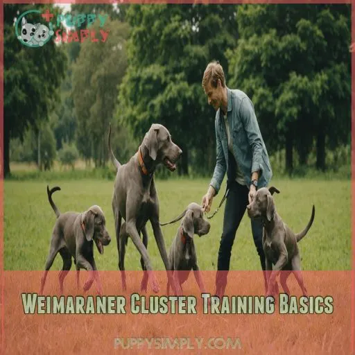 Weimaraner Cluster Training Basics