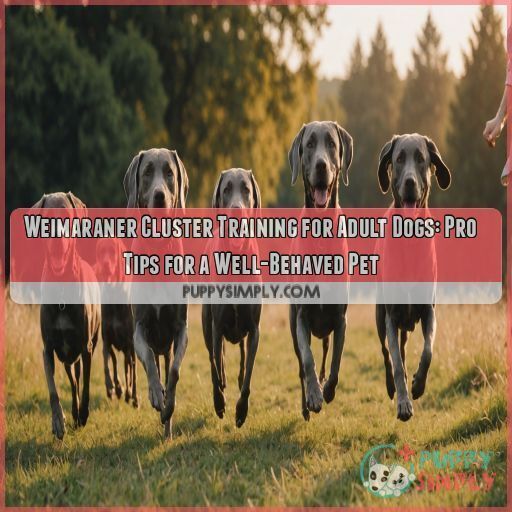 Weimaraner cluster training for adult dogs Weimaraner cluster training for adult dogs