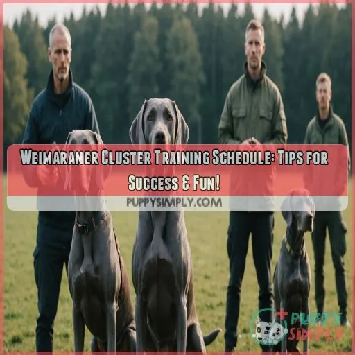 Weimaraner cluster training schedule