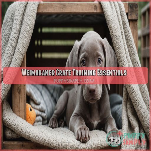 Weimaraner Crate Training Essentials