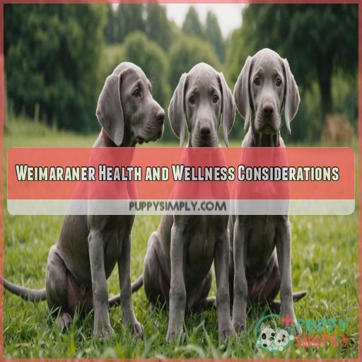 Weimaraner Health and Wellness Considerations