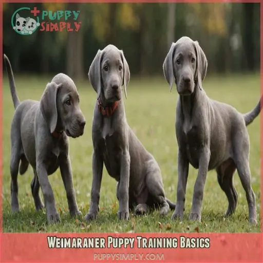 Weimaraner Puppy Training Basics