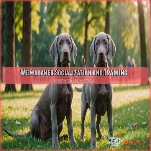 Weimaraner Socialization and Training