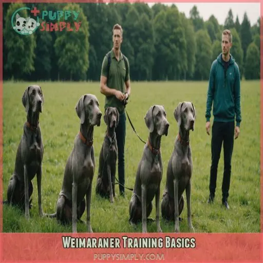 Weimaraner Training Basics