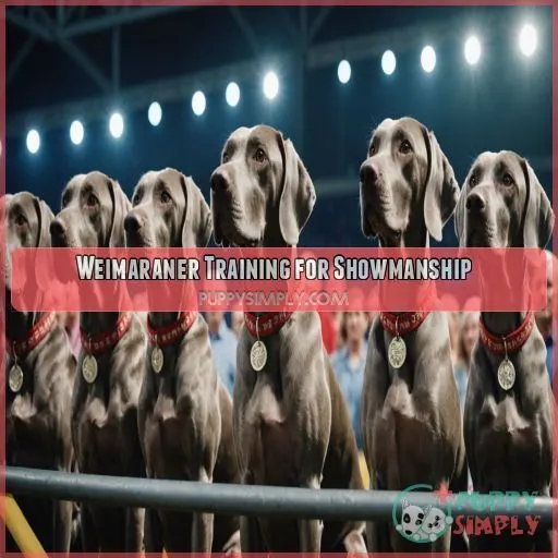 Weimaraner Training for Showmanship