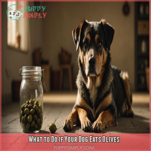 What to Do if Your Dog Eats Olives