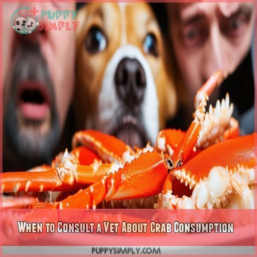 When to Consult a Vet About Crab Consumption