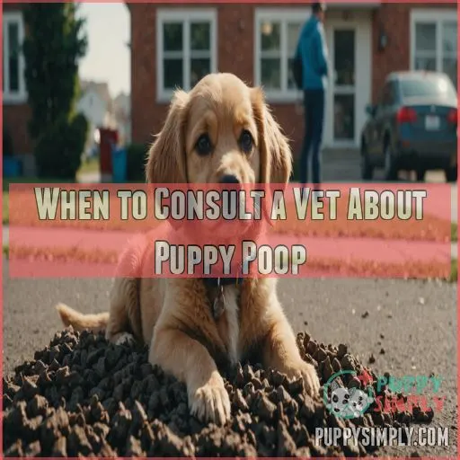 When to Consult a Vet About Puppy Poop