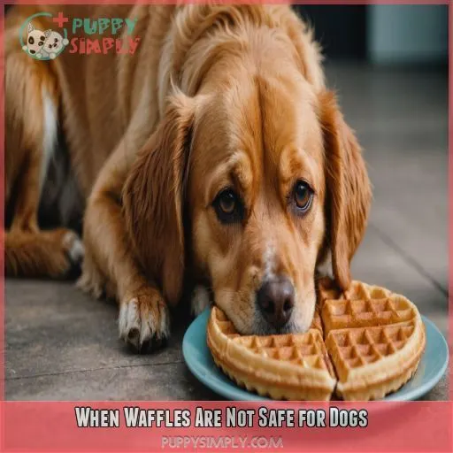 When Waffles Are Not Safe for Dogs