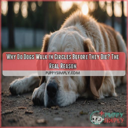 why do dogs walk in circles before they die why do dogs walk in circles before they die