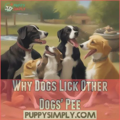 Why Dogs Lick Other Dogs