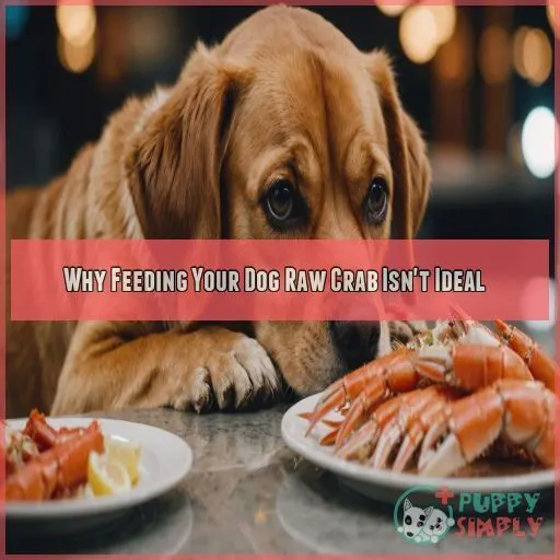 Why Feeding Your Dog Raw Crab Isn't Ideal