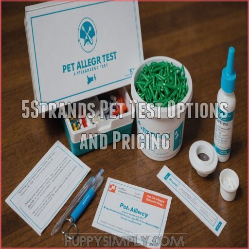 5Strands Pet Test Options and Pricing
