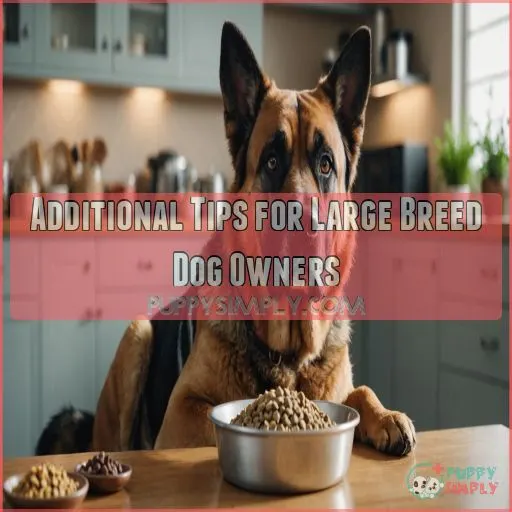 Additional Tips for Large Breed Dog Owners