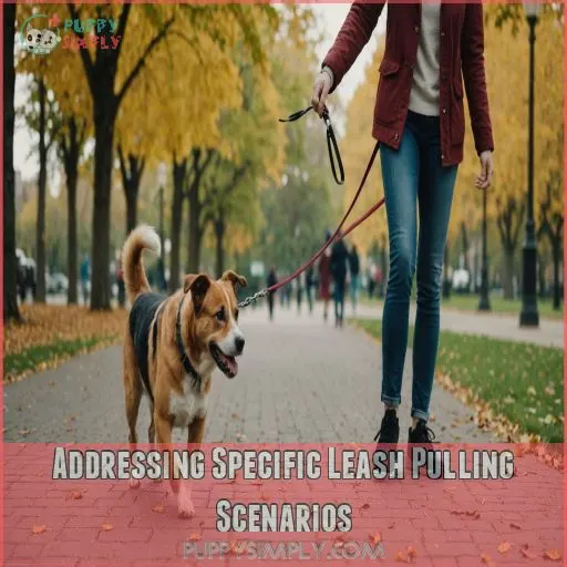 Addressing Specific Leash Pulling Scenarios