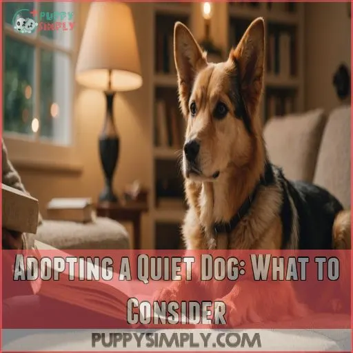 Adopting a Quiet Dog: What to Consider