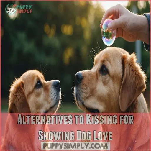 Alternatives to Kissing for Showing Dog Love