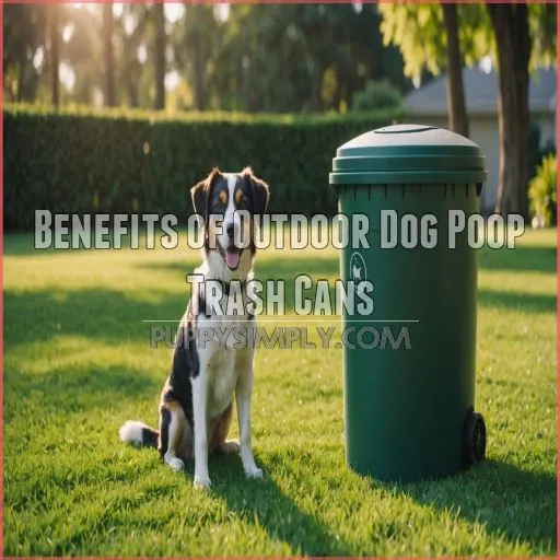 Benefits of Outdoor Dog Poop Trash Cans