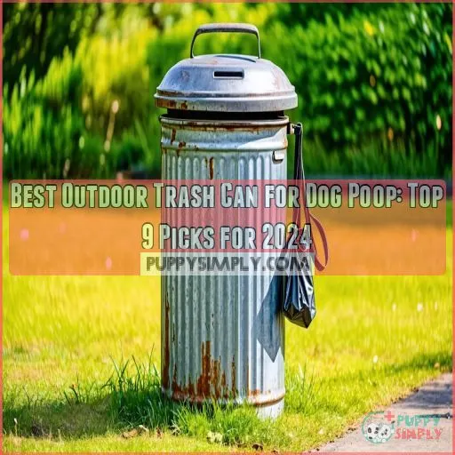 best outdoor trash can for dog poop