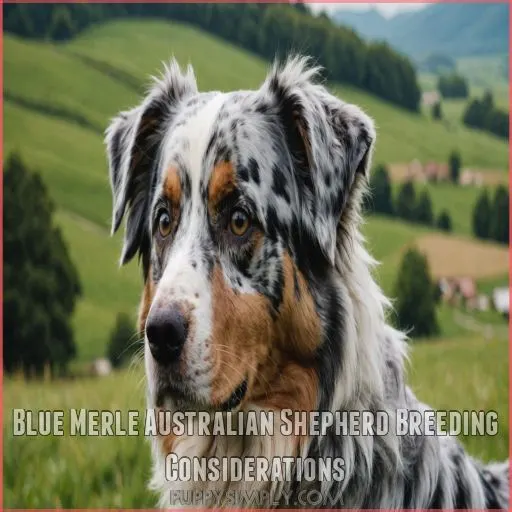 Blue Merle Australian Shepherd Breeding Considerations