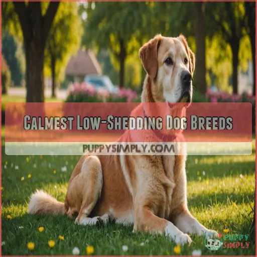 Calmest Low-Shedding Dog Breeds