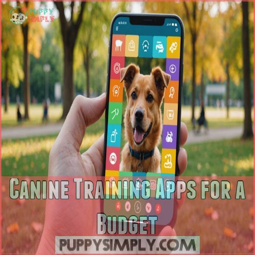 Canine Training Apps for a Budget