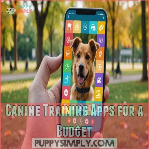 Canine Training Apps for a Budget