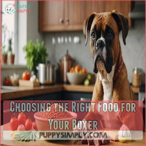 Choosing the Right Food for Your Boxer