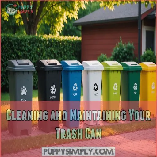 Cleaning and Maintaining Your Trash Can