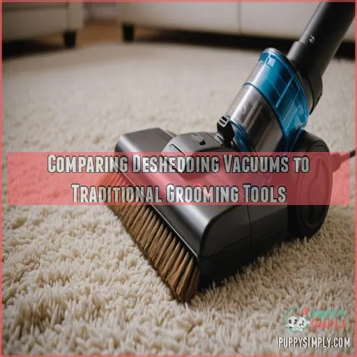 Comparing Deshedding Vacuums to Traditional Grooming Tools