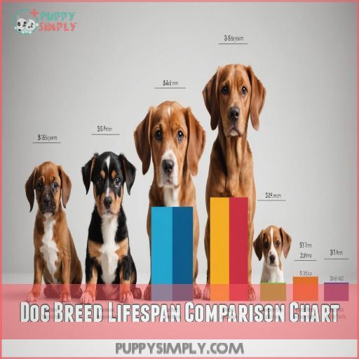 dog breed lifespan comparison chart