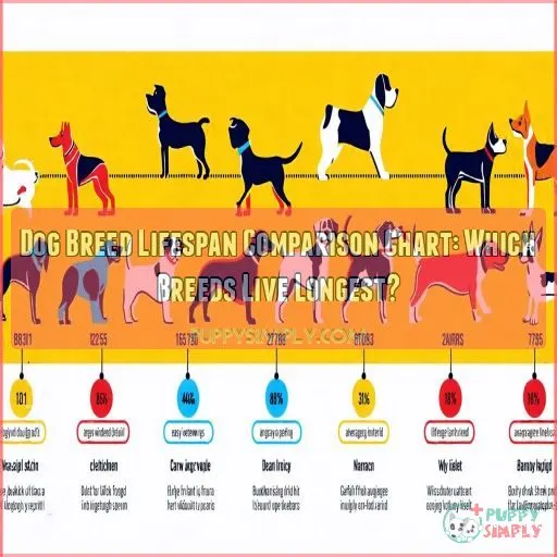 dog breed lifespan comparison chart