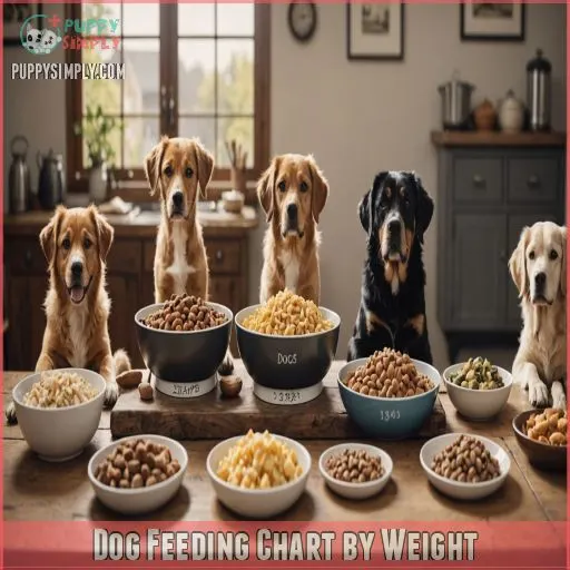 Dog Feeding Chart by Weight